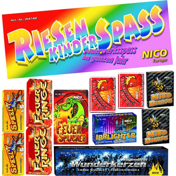 Riesen-Kinderspass, 11 Schachteln sortiert 