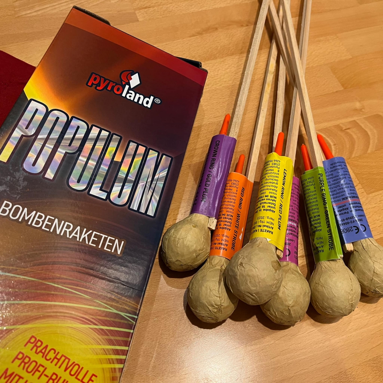 POPULUM - 6-teiliges Raketen-Sortiment