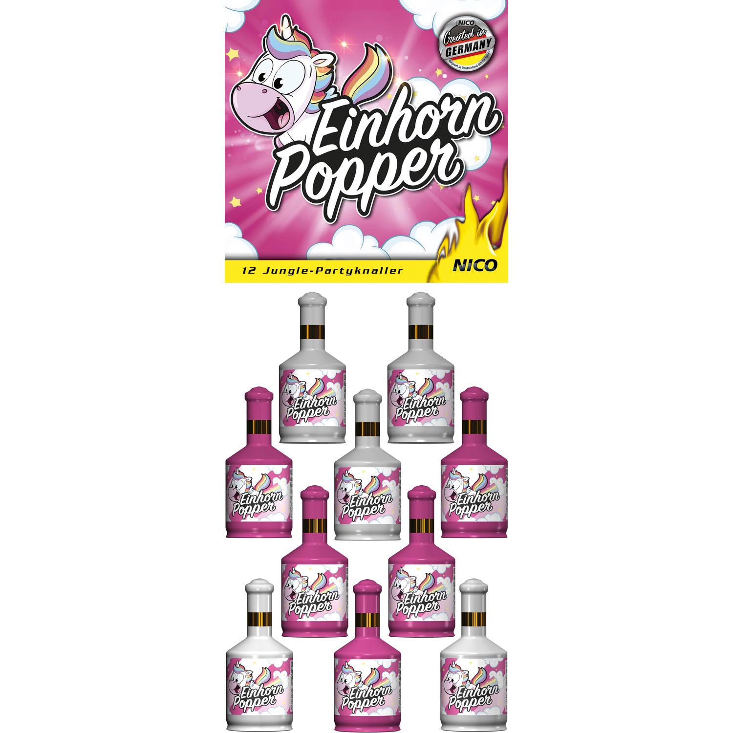 Einhorn Popper, 12er-Btl.