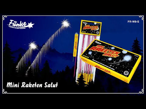 Mini-Raketen Salut