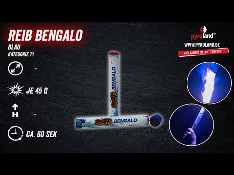 Reib Bengalo 60s, Blau