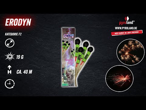 ERODYN - 6-teiliges Raketen-Sortiment